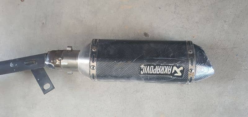 akrapovic exaust  DB killer with bend pipe 1