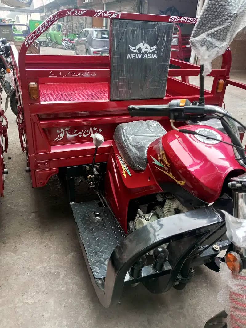 New asia loader rickshaw single step 7 feet with floor 3