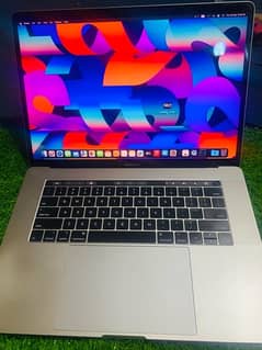 MacBookpro 2017 i7 ram 16 512 ssd tauch bar 15 inch ratina display  gp