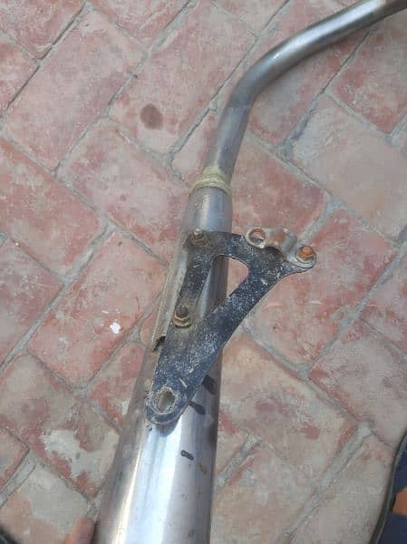 Honda 125 sports exhaust. silencer 1