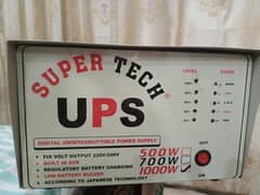 Super Tech UPS 1000watt with 11 months warranty