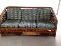 cane sofa set ratan