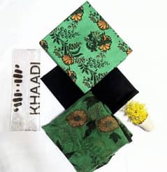 Khaadi Lawn 2 piece and 3 pieces with reasonable price