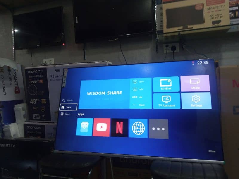 65" INCh 8k Android Led Tv 3 YEARS warranty 03230900129 0