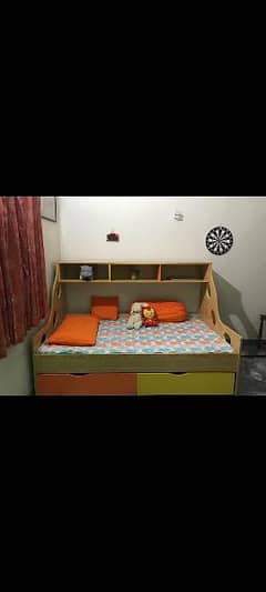 2 kids beds with mattresses