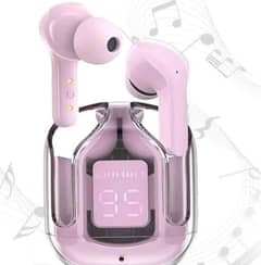 Bluetooth earbuds (pink)