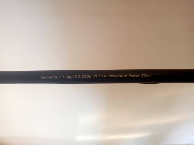 Jigging Rod (brand is Jigging Master) is available for sale. 1