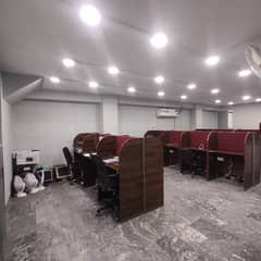 8000 SQ. FT PLAZA 2 FLOOR IS AVAILABLE FOR RENT IN GULBERG