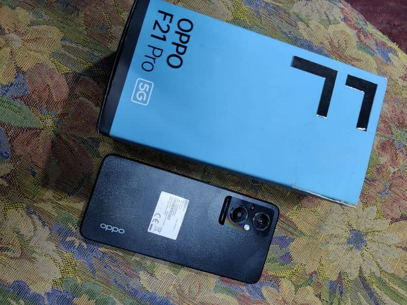 oppo F21pro 5G 8GB ram box charger neat and clean condition box asess 16