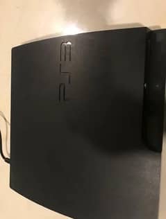 ps3 slim with 1 controller and 9 games