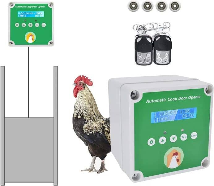 Automatic Chicken Coop Door Opener, Automatic Chicken Door 0