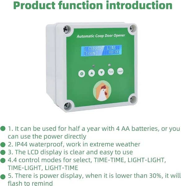 Automatic Chicken Coop Door Opener, Automatic Chicken Door 5