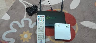 [2 DEVICES] Optical Fiber router + free Android Box with remote