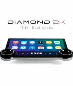 Diamond 2K Android Screen 11.8Inch Car Stereo Touch Screen For 9Inch
