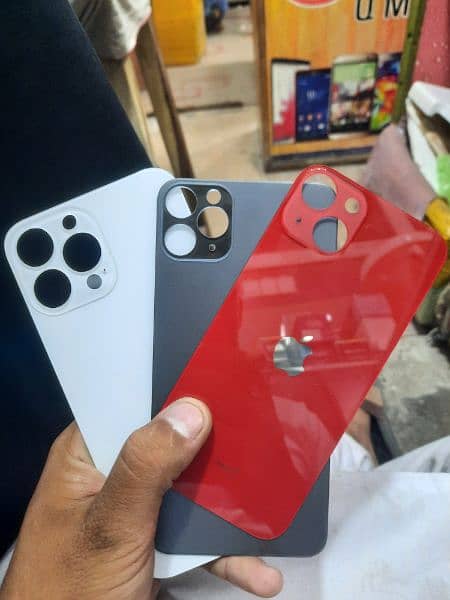 iPhone 11 11pro 12  12pro and 13 all backs are available in good price 1