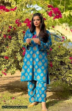 Arabic loan women 2PCs switched suit with  delivery all over Pakistan
