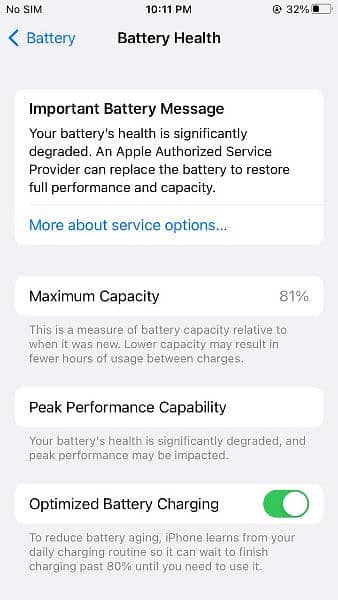 iphone 7 128 GB bettry health 81 non pta aur bypass b nhii hai 4