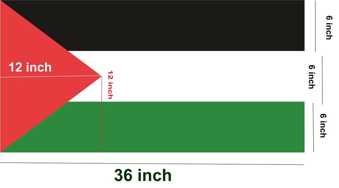 Palestine Flag and Muffler to Show Solidarity with Palestinian Peoples 1