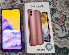 Samsung A04 (4/64) 2.5 month warrenty left,10/10 condition (Box+Chargr