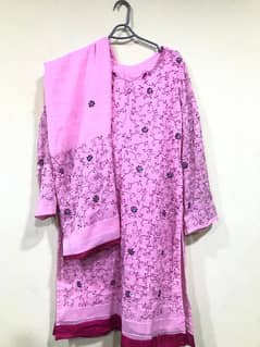 selling pink georgette dress