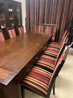 dining table with 10 chairs solid wood