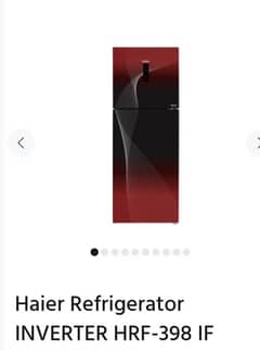 Haier Refrigerator HRF-398 idrt Red
