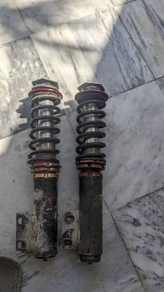 cultus back springs and front 3 way coilovers