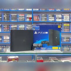 PS4 Pro 7216 1TB Slightly Used With Shop Warranty