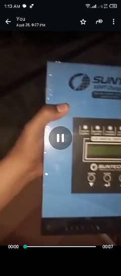 MPPT charge controller suntech only box open