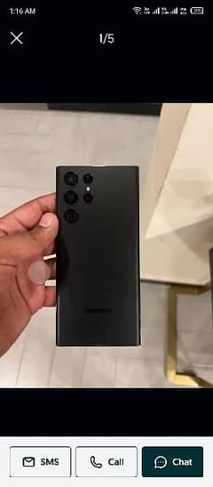 Samsung s22 ultra 12/256 gb 5G black clr