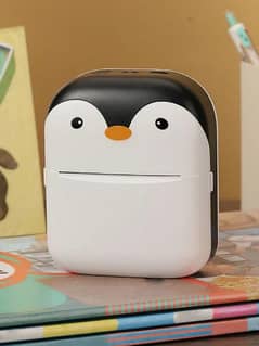 *New Creative Penguin Design Rechargeable Portable Mini Printer.