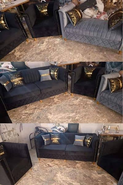 Sofa set / Coffee Chairs / 6 seater / L shape / Corner Sofa / Dewan 2