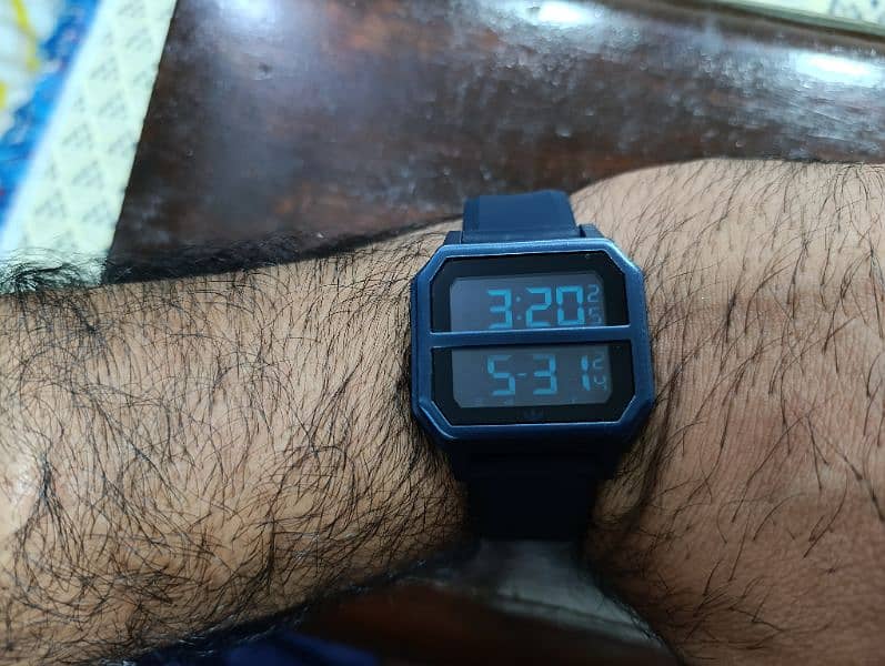 Original Adidas Blue Digital Watch in 12000 only 1