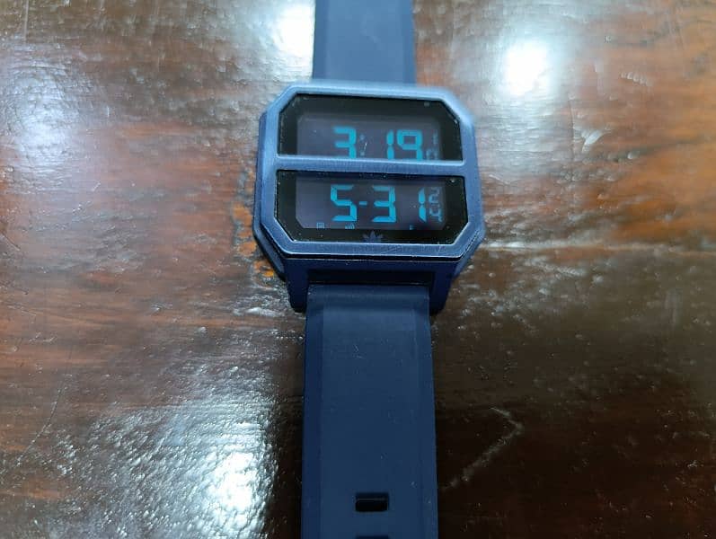 Original Adidas Blue Digital Watch in 12000 only 16