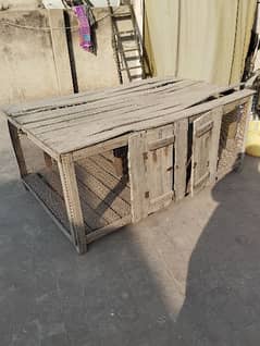 animal Cage, مرغیوں کا پنجرا Wooden Made