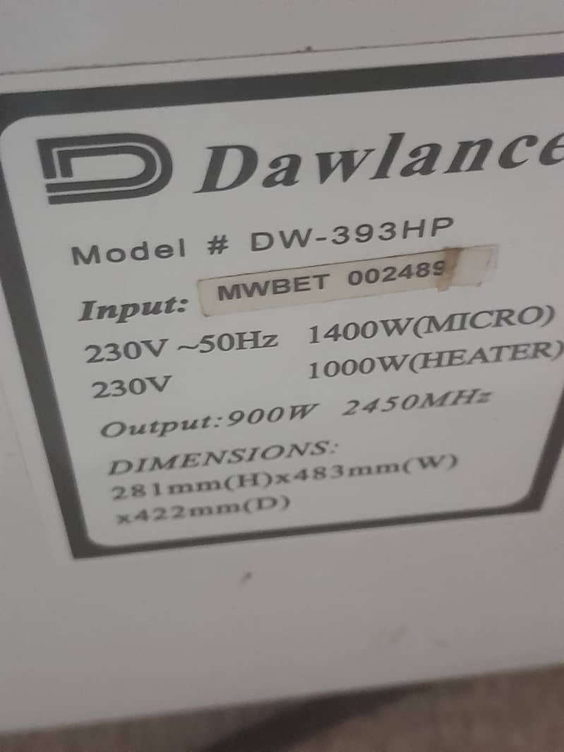 Dawalnce oven for sale 4