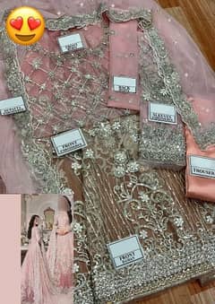 Fancy wedding dresses collection with heavy embroidery