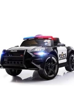 Children Mustang Electric Police Car Ages 3-8 years Black