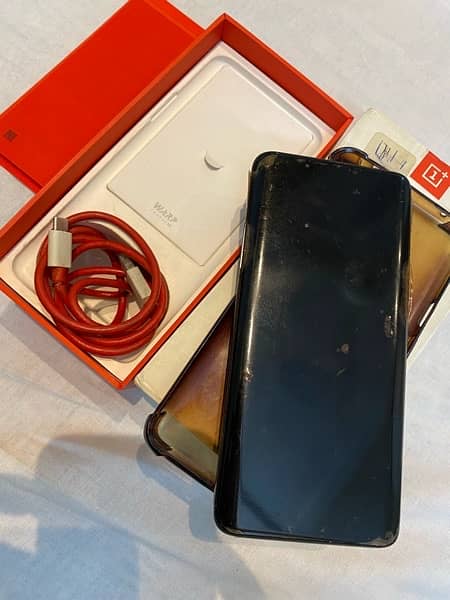 one plus 7pro full box dual aim offical approved set urgent sale 2