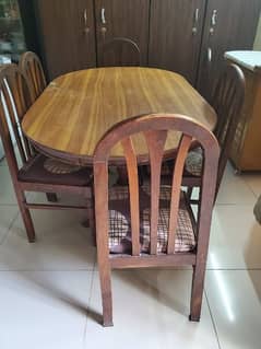 6 Chairs Dining Set (Demand 17,000 Negotiable)