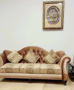 7 seater slightly used sofa with Master molti foam
