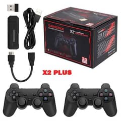 X2 PLUS GAME STICK *NEW* WITH 02 WIRELESS CONTROLER GAMESTICK