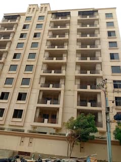 3 bed drawing lounge spacious apartment in best boundary wall project at Jinnah Avenue