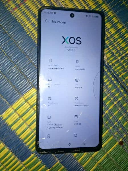 infinix Mobile Smart 8 plus 10%10 condition With box chager 1