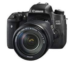 Canon 760D DSLR Camera Body with 50mm f/1.8  and 18-55 f/3.5 lenses