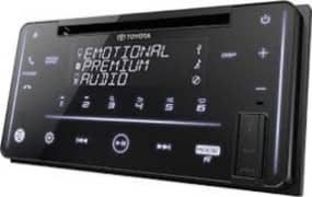 Toyota premium audio player touch buttons