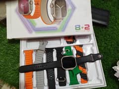z2 Ultra smart watch with 7 bands