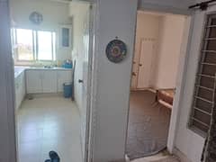 1 bed Room Semi furnished available for rent on sharing base 2 bed Appartment
