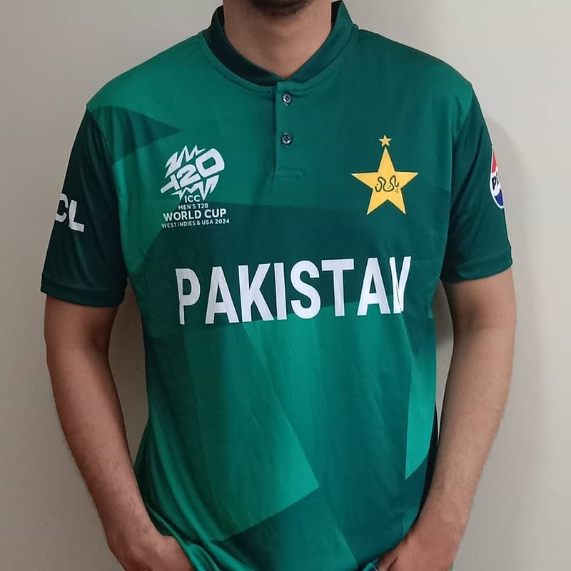 Pakistan Cricket New Shirt Jersey, Matrix T20 World Cup 2024 T-Shirt 1