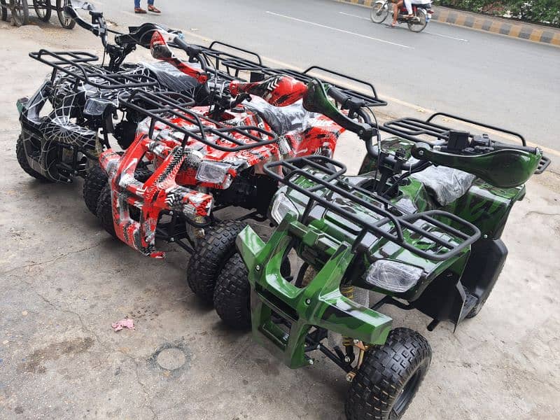 110cc quad atv 4 wheels self start 4stroke fuel delivery all Pakistan 0